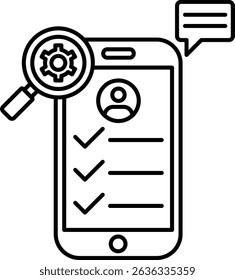  Mobile SEO   illustration with isolated background