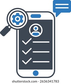  Mobile SEO   illustration with isolated background