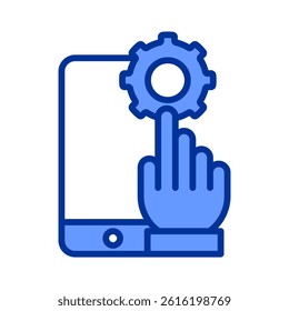 Mobile Service Icon Element For Design