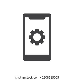 Mobile Setting Icon Sign Symbol