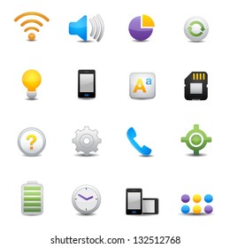 mobile setting icons