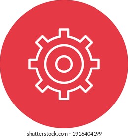 Mobile, settings, gear, phone Icon vector image. Can be used for phone and tablet. Suitable for mobile apps, web apps and print media.