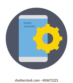 Mobile Settings Vector Icon