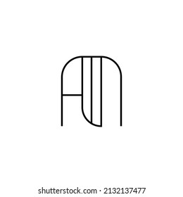 Logo en forma de móvil y por escrito
