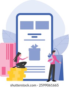 Mobile Shop With Digital Payment