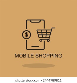 mobile shop icon , business icon