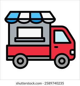 Mobile Shop Icon Element For Design