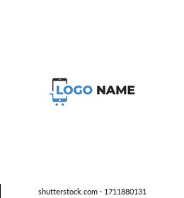 mobile shop online logo design