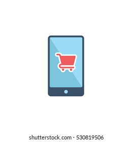 Mobile Shop Vector Logo Design Element