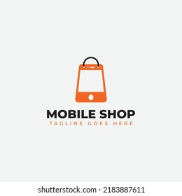 Handy mit Logo für Einkaufstaschen
