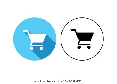 Mobile Shopping Cart Icon, shopping cart icons, shopping trolley icon