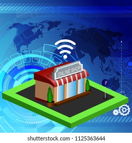 Mobile shopping e-commerce