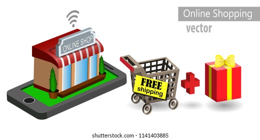 Mobile shopping e-commerce