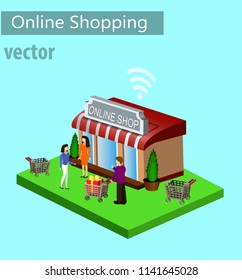Mobile shopping e-commerce