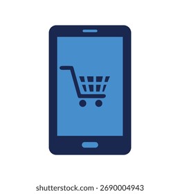 Icono de Tecnología de Carrito de comercio electrónico