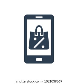Mobile Shopping Icon