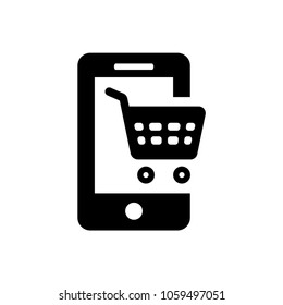 Mobile Shopping Icon