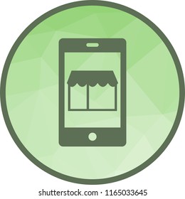 Mobile Shopping Icon