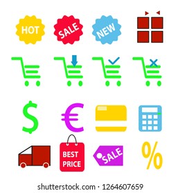 Mobile shopping illustration