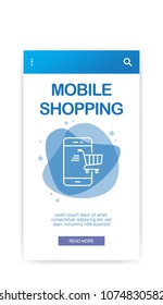 MOBILE SHOPPING INFOGRAPHIC