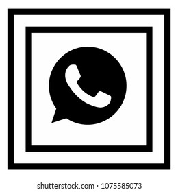 mobile sign icon