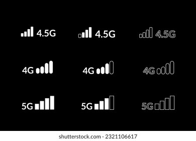 Symbol für Mobiles Signal-Level-Symbol gesetzt.