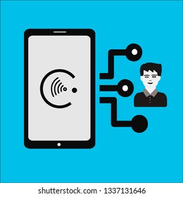 mobile signal vector icon