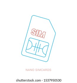 Mobile Sim Card. Mobile Network. Technology Concept.