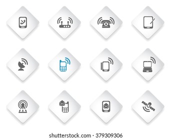 Mobile  simply symbols for web and user interface