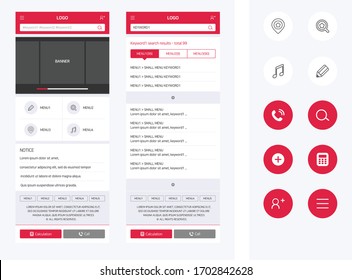 Mobile Site Template For Promoting.