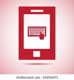 Mobile smar tphone vector icon
