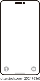 mobile smart phone screen icon