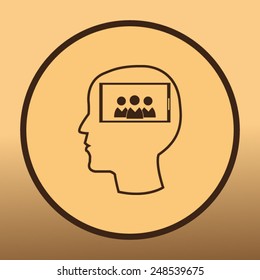 Mobile smart phone vector icon