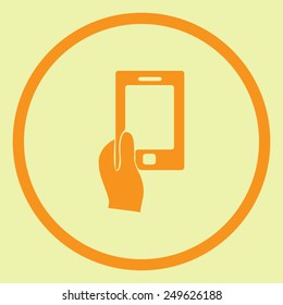 Mobile smart phone vector icon