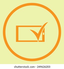 Mobile smart phone vector icon