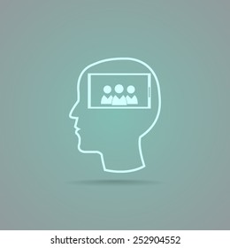 Mobile smart phone vector icon