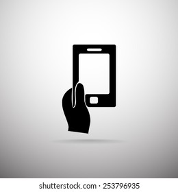 Mobile smart phone vector icon