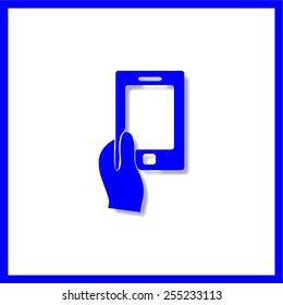 Mobile smart phone vector icon