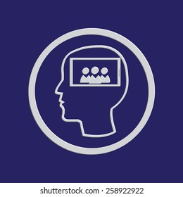 Mobile smart phone vector icon