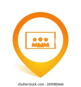 Mobile smart phone vector icon 