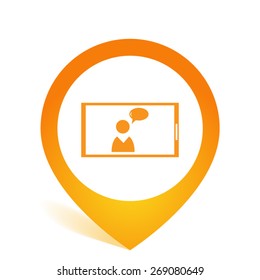 Mobile smart phone vector icon 