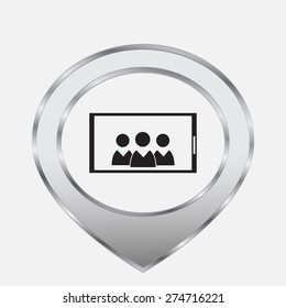 Mobile smart phone vector icon 