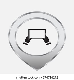 Mobile smart phone vector icon 