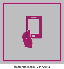 Mobile smart phone vector icon 