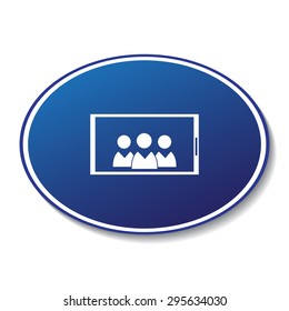 Mobile smart phone vector icon 