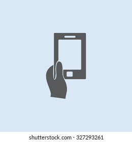 Mobile smart phone vector icon 