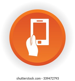 Mobile smart phone vector icon 