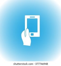 Mobile smart phone vector icon 