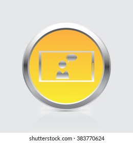 Mobile smart phone vector icon 