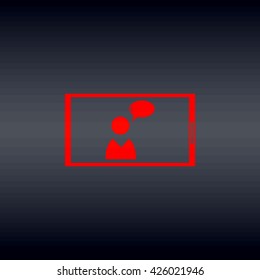 Mobile smart phone vector icon